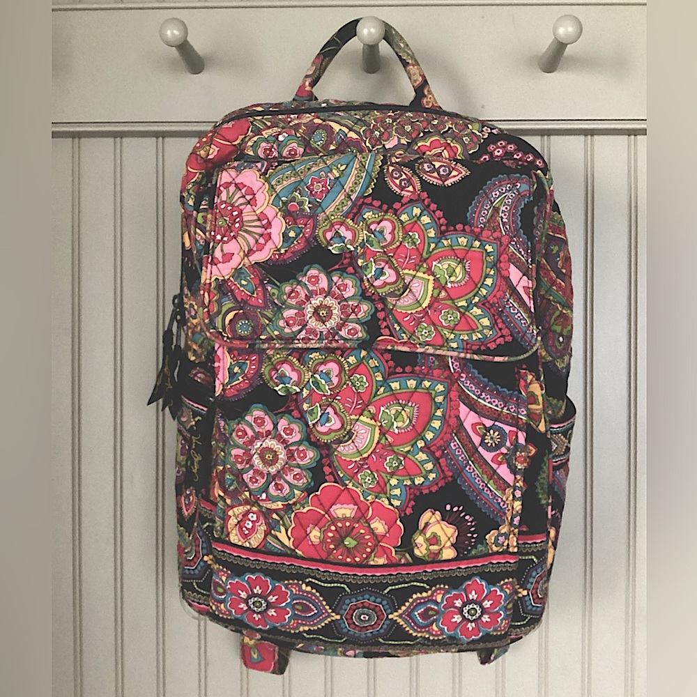 Vera Bradley large campus backpack book bag